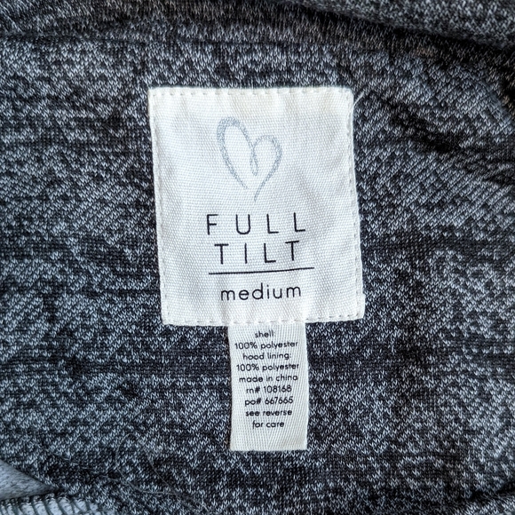 Full Tilt Women's Coat in Heather Gray - Picture 6 of 11